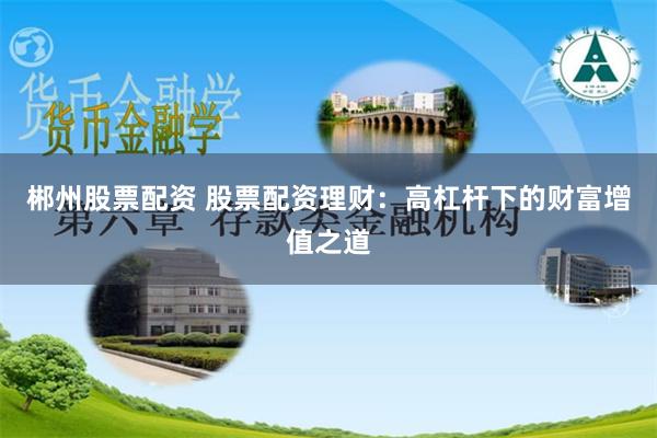 郴州股票配资 股票配资理财：高杠杆下的财富增值之道