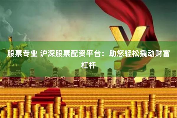 股票专业 沪深股票配资平台：助您轻松撬动财富杠杆